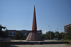 Armavir, monumento alla stazione