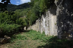 I nicchioni del Santuario di Diana Aricina 