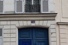 Rue Lepic, n.54: neanche una targa!