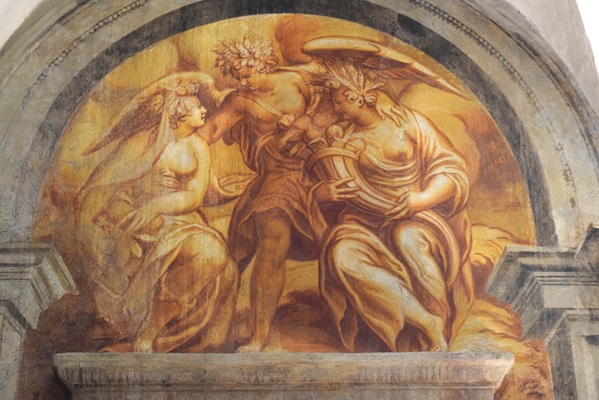 Sala Rossa: Estate, Cerere e Pomona